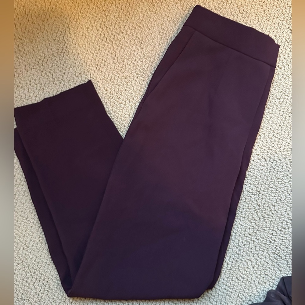 Aritzia BABATON ATELIER Plum Purple Cropped Pants